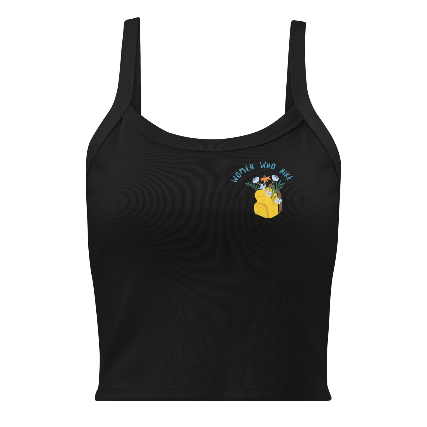 womens-micro-rib-tank-top-solid-black-blend-front