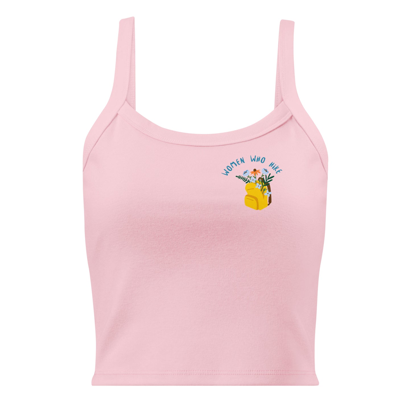 womens-micro-rib-tank-top-solid-pink-blend-front
