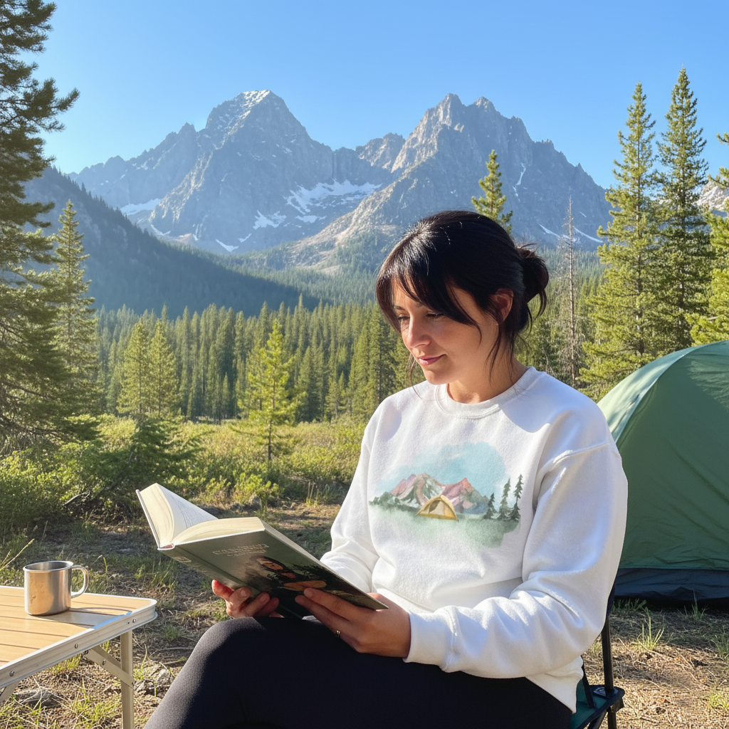 Women Who Camp Crewneck Sweatshirt