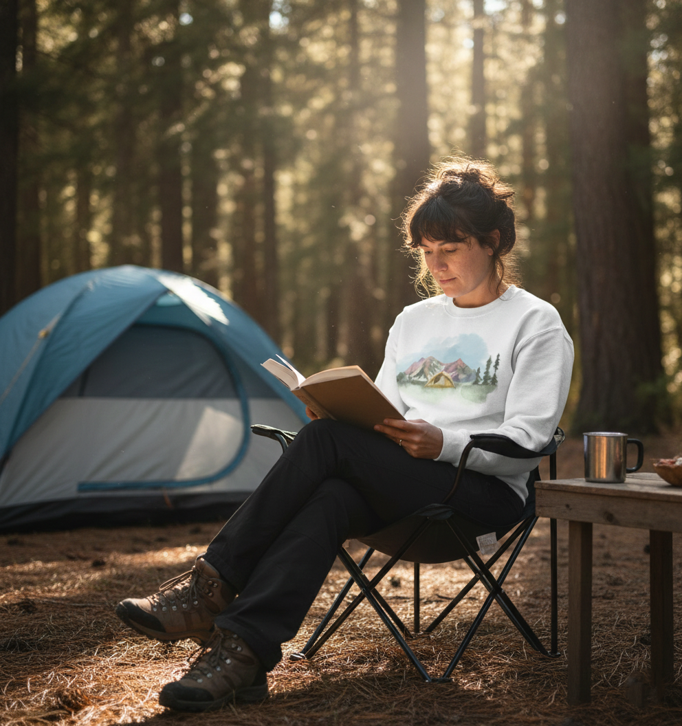 Women Who Camp Crewneck Sweatshirt