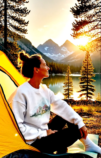 Women Who Camp Crewneck Sweatshirt